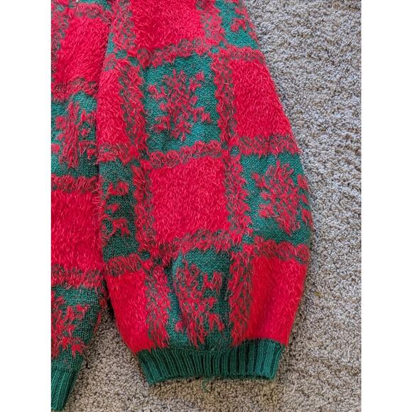 Ugly Christmas Sweater3X Embellished French Bulldog Glasses Purse Red Green GLTR - Picture 5 of 10